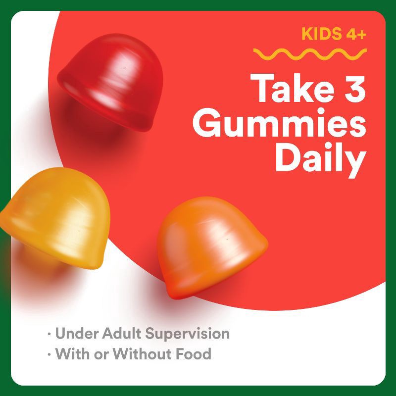 slide 7 of 9, SmartyPants Kids Plus Strawberry, Orange & Lemon Flavor Multi & Fiber 90 Gummies, 90 ct