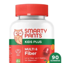 SmartyPants Kids Plus Strawberry, Orange & Lemon Flavor Multi & Fiber 90 Gummies