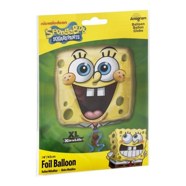 slide 1 of 1, Cha 17'' Spongebob Squa Balln, 1 ct