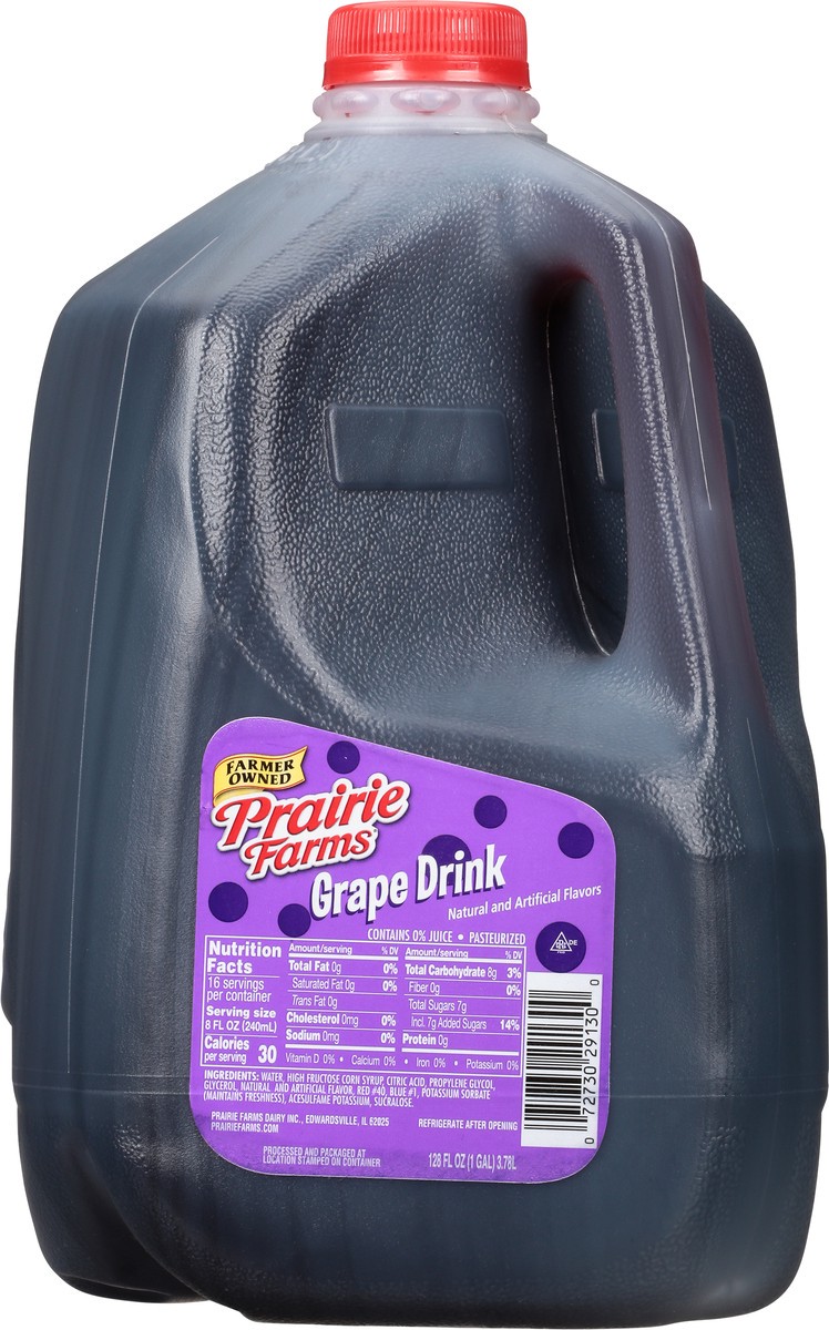 slide 3 of 13, Prairie Farms Grape Drink - 128 oz, 1 gal