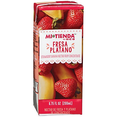 slide 1 of 1, Mi Tienda Fresa Platano Strawberry Banana Nectar - 6.75 oz, 6.75 oz