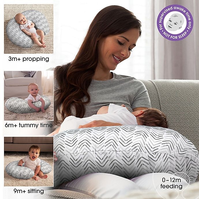 slide 6 of 6, Boppy Original Nursing Pillow and Positioner - Grey Cable, 1 ct