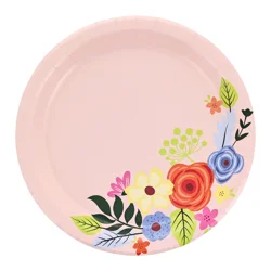 Meijer Poppy Dinner Plate 9in 20ct