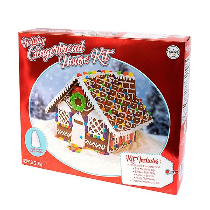 slide 1 of 1, Cookies United Holiday Gingerbread House Kit, 1 ct