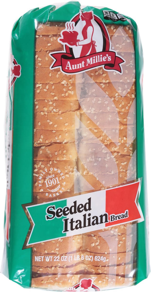 slide 3 of 9, Aunt Millie's Seeded Italian Bread 22 oz, 22 oz