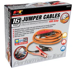 Performance Tool Battery Jumper Cables