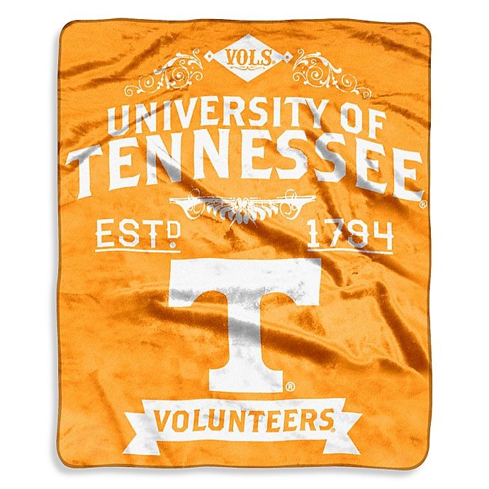 slide 1 of 1, NCAA University of Tennessee Raschel Throw Blanket, 1 ct