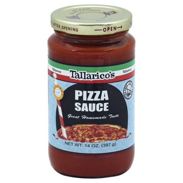 slide 1 of 1, Tallarico's  Pizza Sauce, 14 fl oz