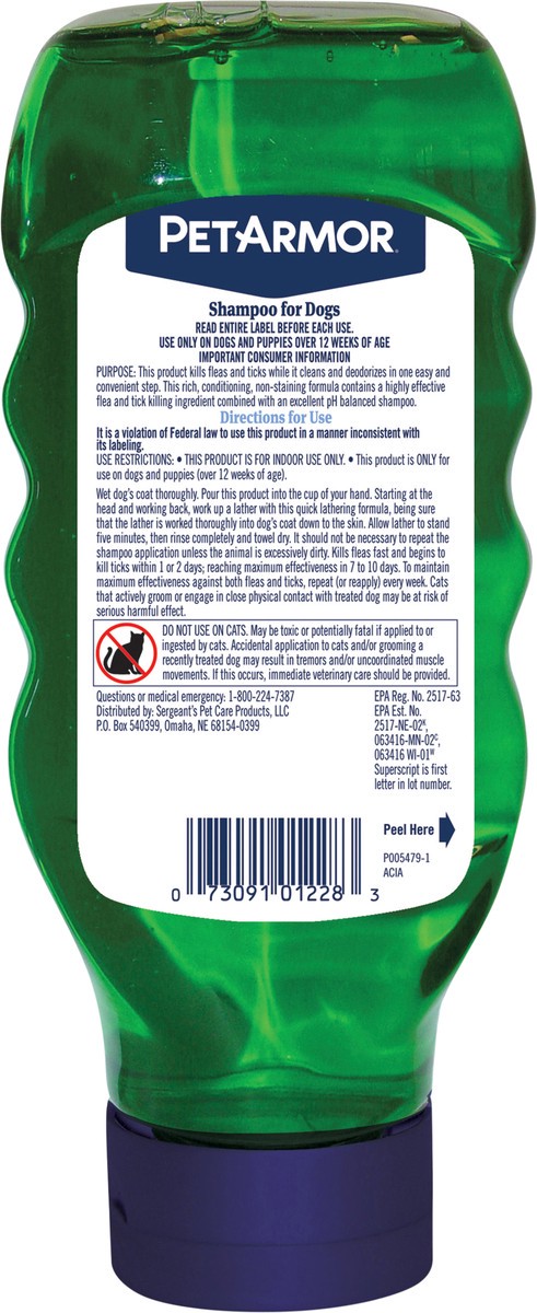 slide 5 of 8, PetArmor F&T Shampoo Dog Original 18OZ, 18 fl oz