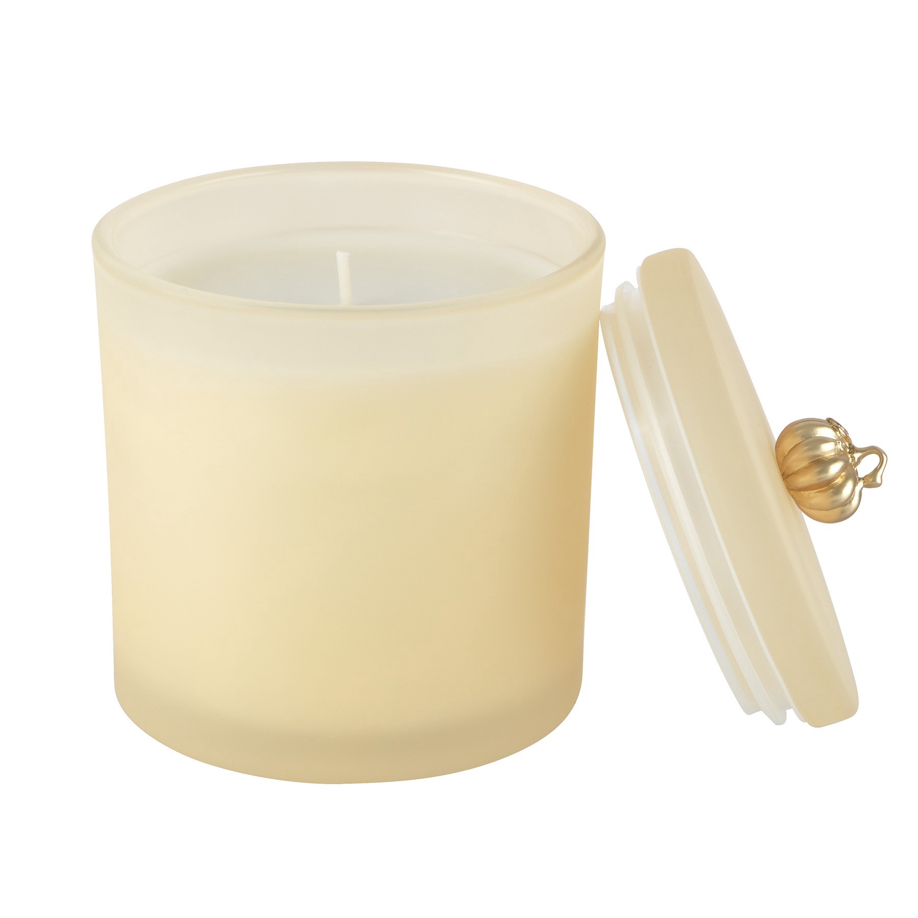 slide 2 of 2, 14oz. Scented Fall Icon Filled Candle In Frosted Glass Jar By Ashland, 14 oz