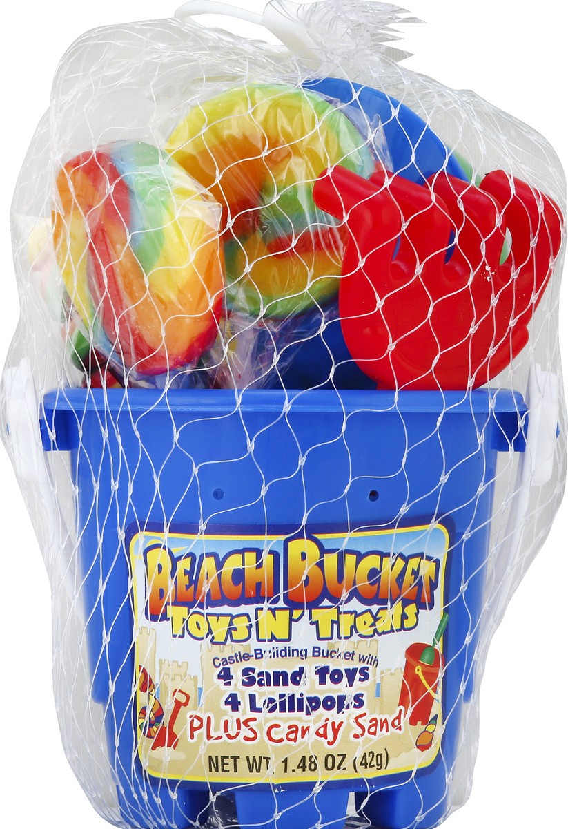 slide 2 of 2, Rips Beach Bucket, Toys N' Treats, 9 ct