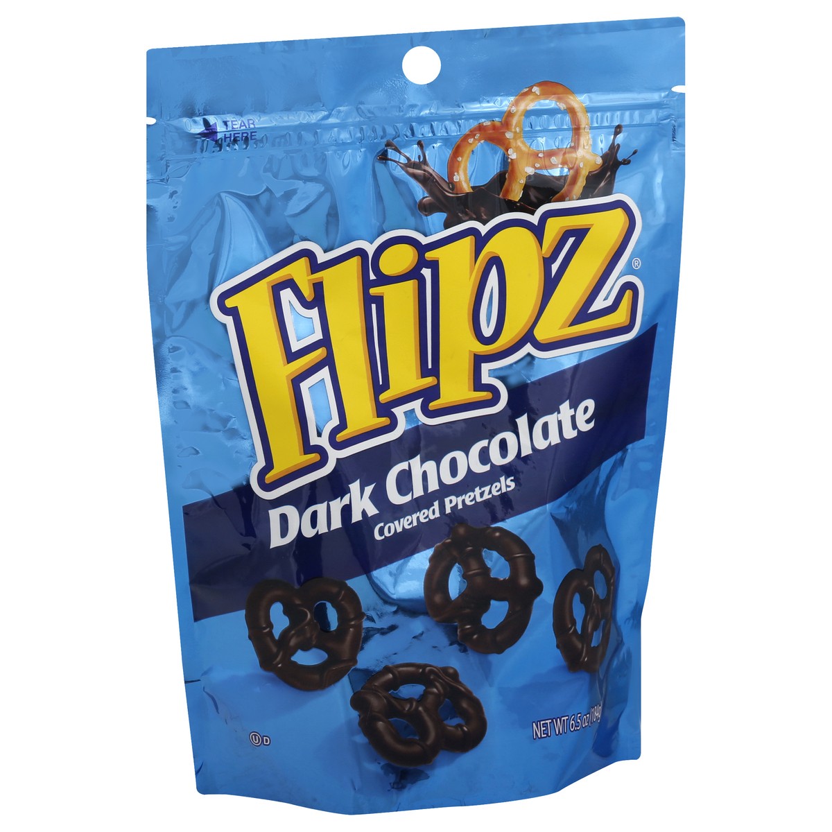 slide 2 of 12, Flipz Covered Dark Chocolate Pretzels 6.5 oz, 6.5 oz