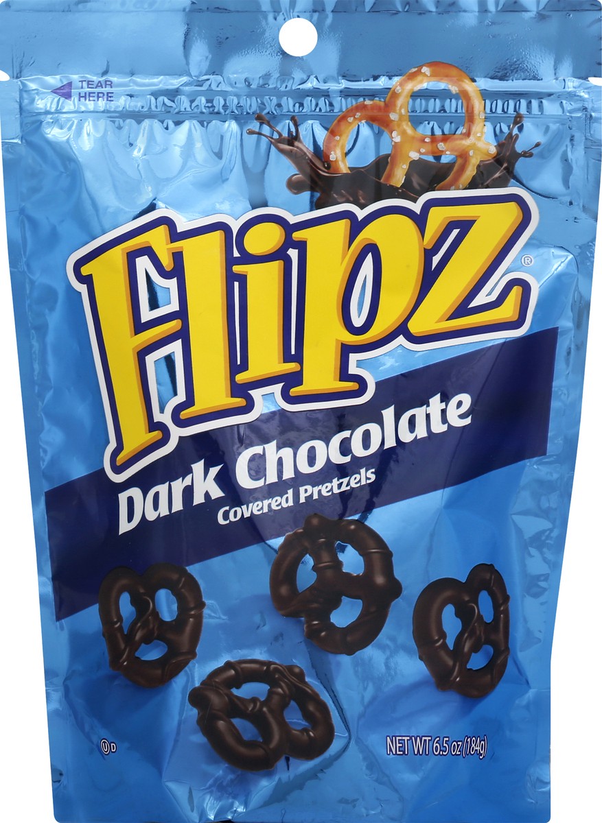 slide 7 of 12, Flipz Covered Dark Chocolate Pretzels 6.5 oz, 6.5 oz