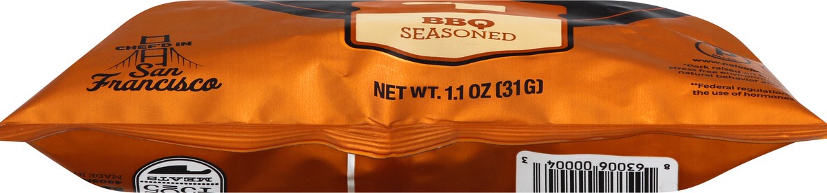 slide 5 of 12, 4505 Meats Chicharrones BBQ Seasoned Fried Pork Rinds - 1.1 oz, 1.1 oz