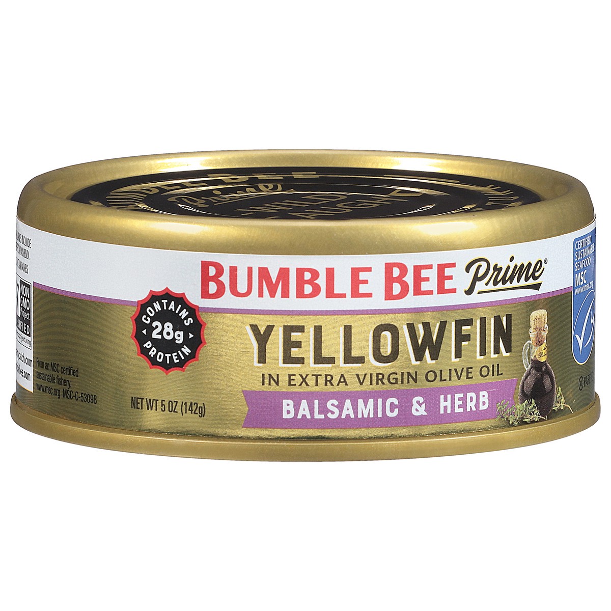 slide 6 of 9, Bumble Bee Prime Balsamic & Herb Yellowfin in Extra Virgin Olive Oil 5 oz, 5 oz