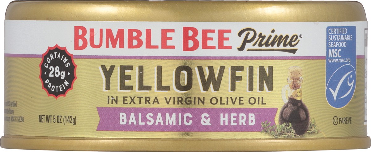 slide 5 of 9, Bumble Bee Prime Balsamic & Herb Yellowfin in Extra Virgin Olive Oil 5 oz, 5 oz