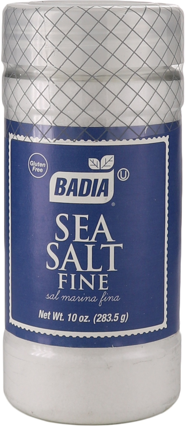 slide 1 of 1, Badia Fine Sea Salt, 10 oz