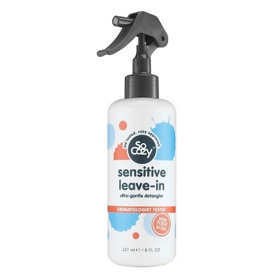 slide 1 of 1, SoCozy Sensitive Leave-In Ultra-Gentle Detangler Spray, 8 oz