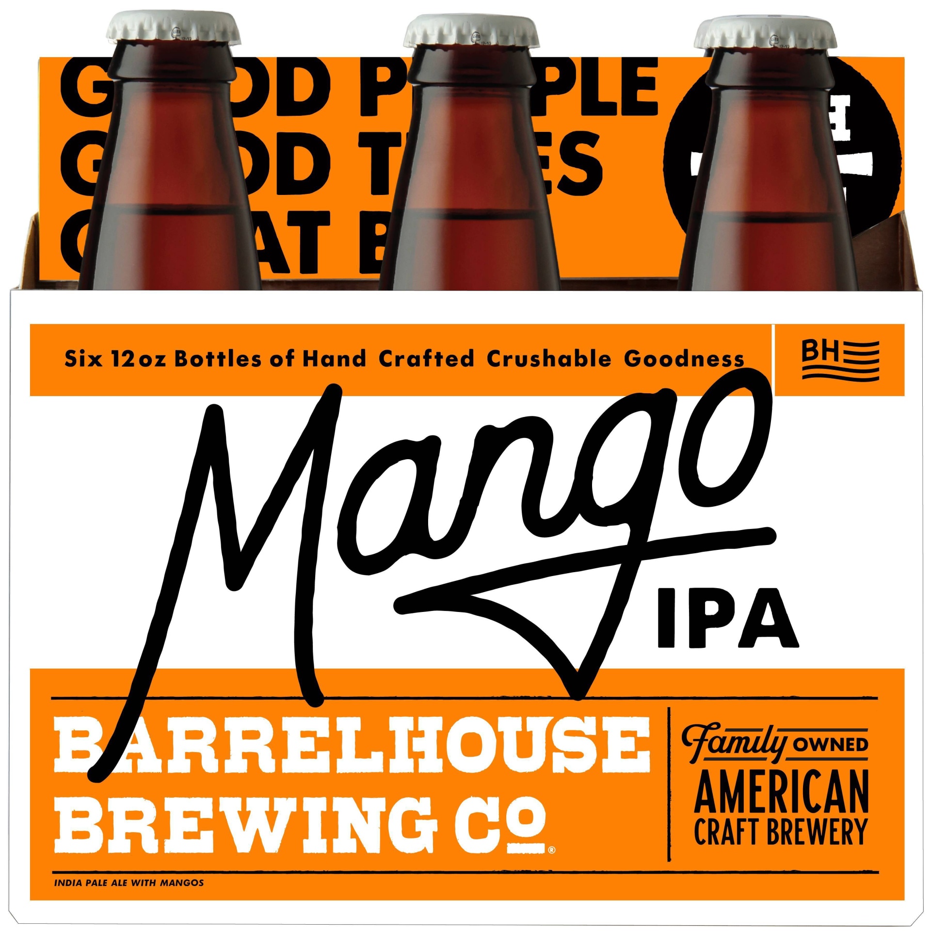 slide 1 of 2, BarrelHouse Brewing Co. Barrelhouse Brewing Mango IPA, 6 ct