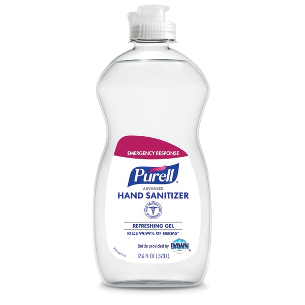 slide 1 of 5, PURELL Advanced Hand Sanitizer Gel, Clean Scent, 12.6 Oz, 1 ct