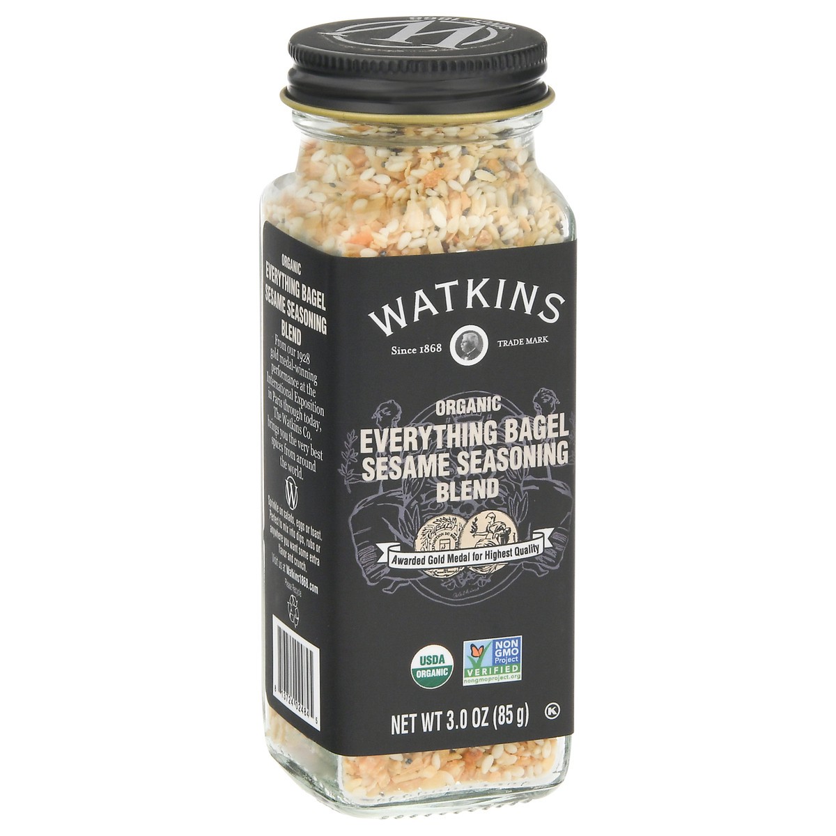 slide 3 of 9, Watkins Organic Everything Bagel, 1 ct