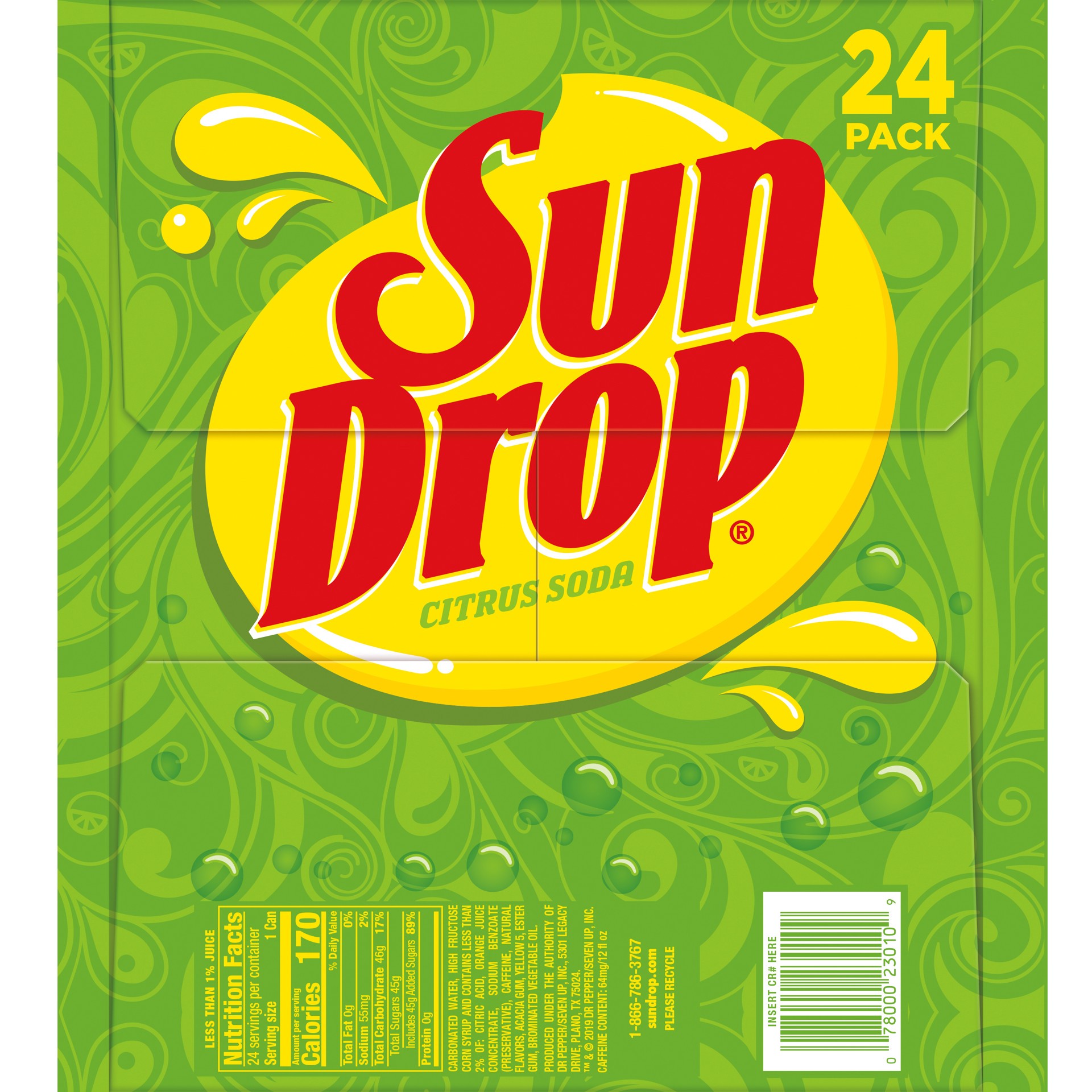 slide 2 of 4, Sun Drop Citrus Soda - 12 fl oz, 12 fl oz