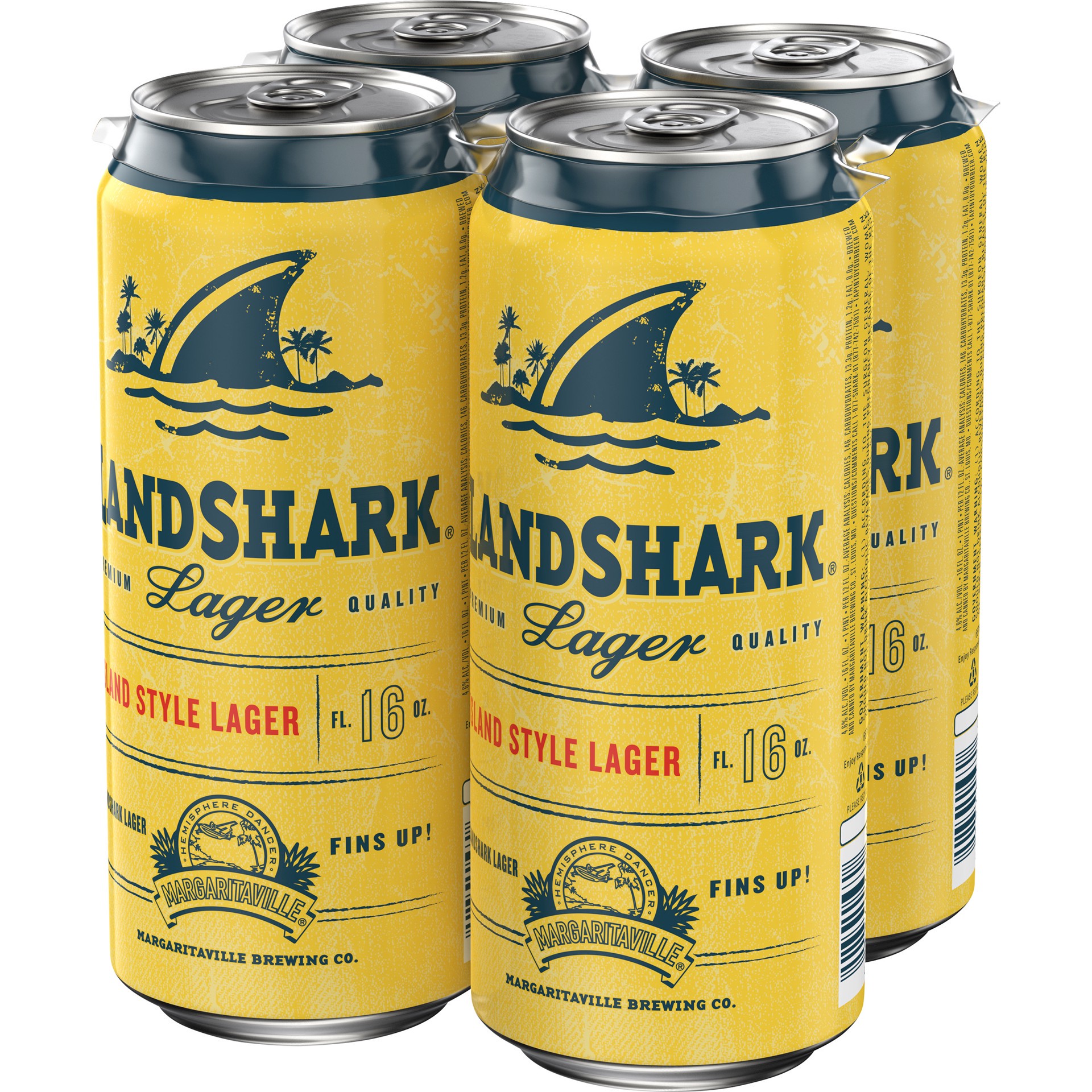 slide 3 of 4, Landshark Lager, 64 fl oz