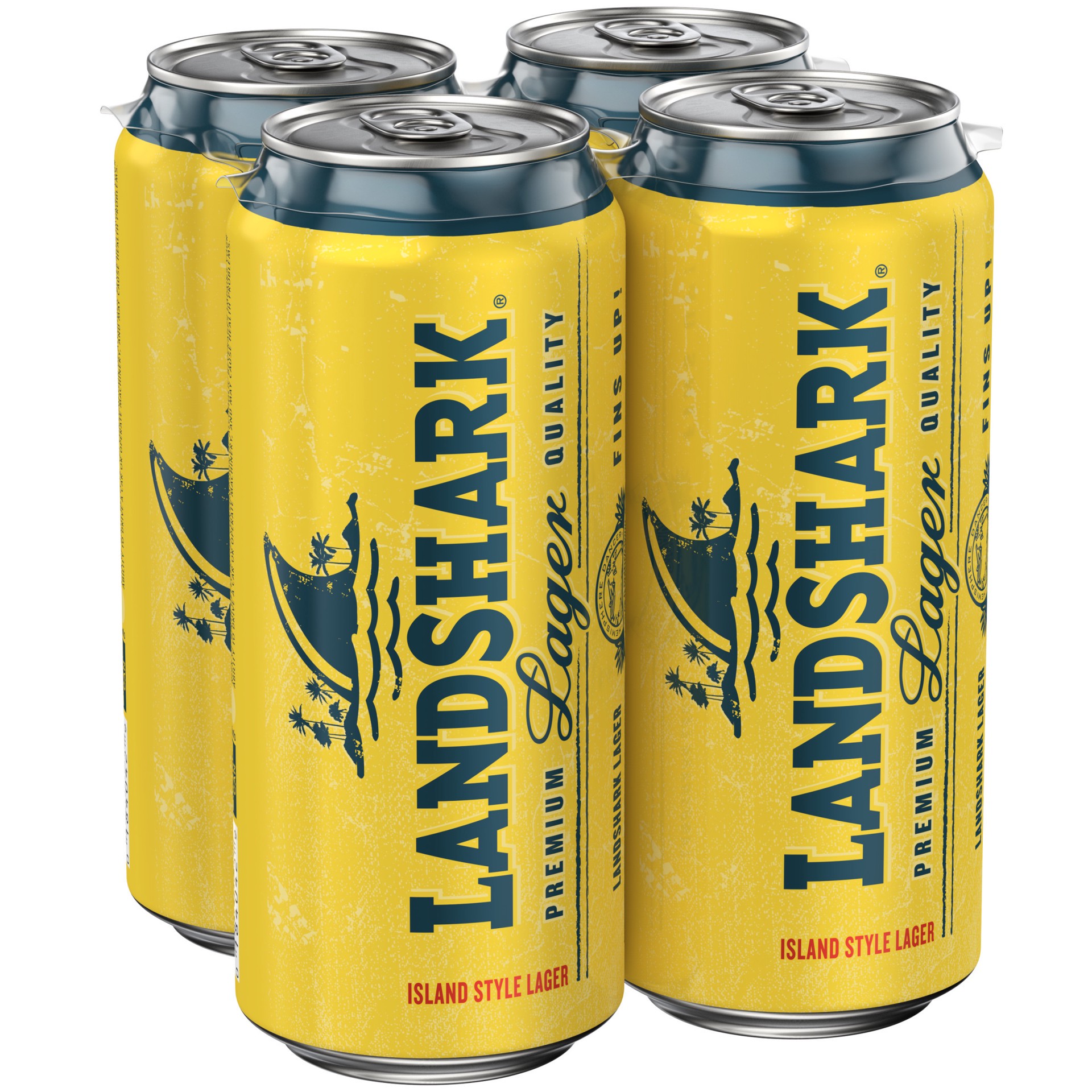 slide 1 of 4, Landshark 4 Pack, 16 fl oz Cans, 64 fl oz