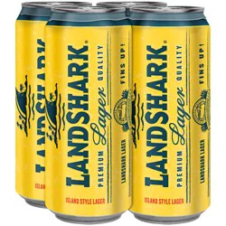 Landshark Lager, 4 Pack 16 fl. oz. Cans, 4.6% ABV