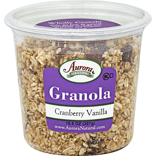 slide 2 of 3, Aurora Natural Cranberry Vanilla Granola, 10.5 oz