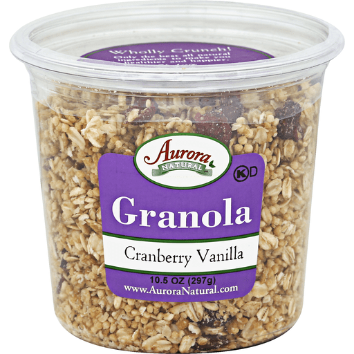 slide 3 of 3, Aurora Natural Cranberry Vanilla Granola, 10.5 oz