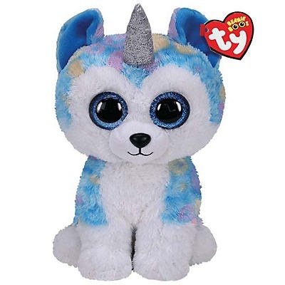 slide 1 of 1, ty Helena - Husky With Horn Beanie Boos Plush, 1 ct