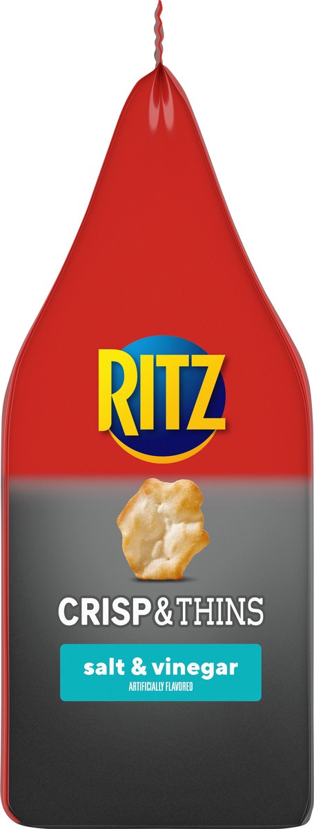 slide 3 of 9, RITZ Crisp and Thins Salt and Vinegar Chips, 7.1 oz, 7.1 oz