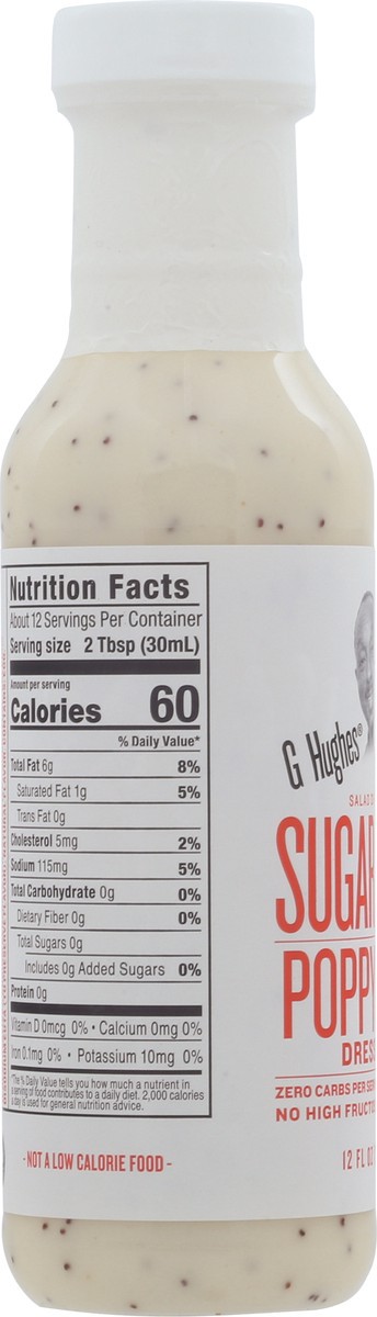 slide 7 of 9, G Hughes Sugar Free Poppyseed Salad Dressing 12 fl oz, 12 fl oz