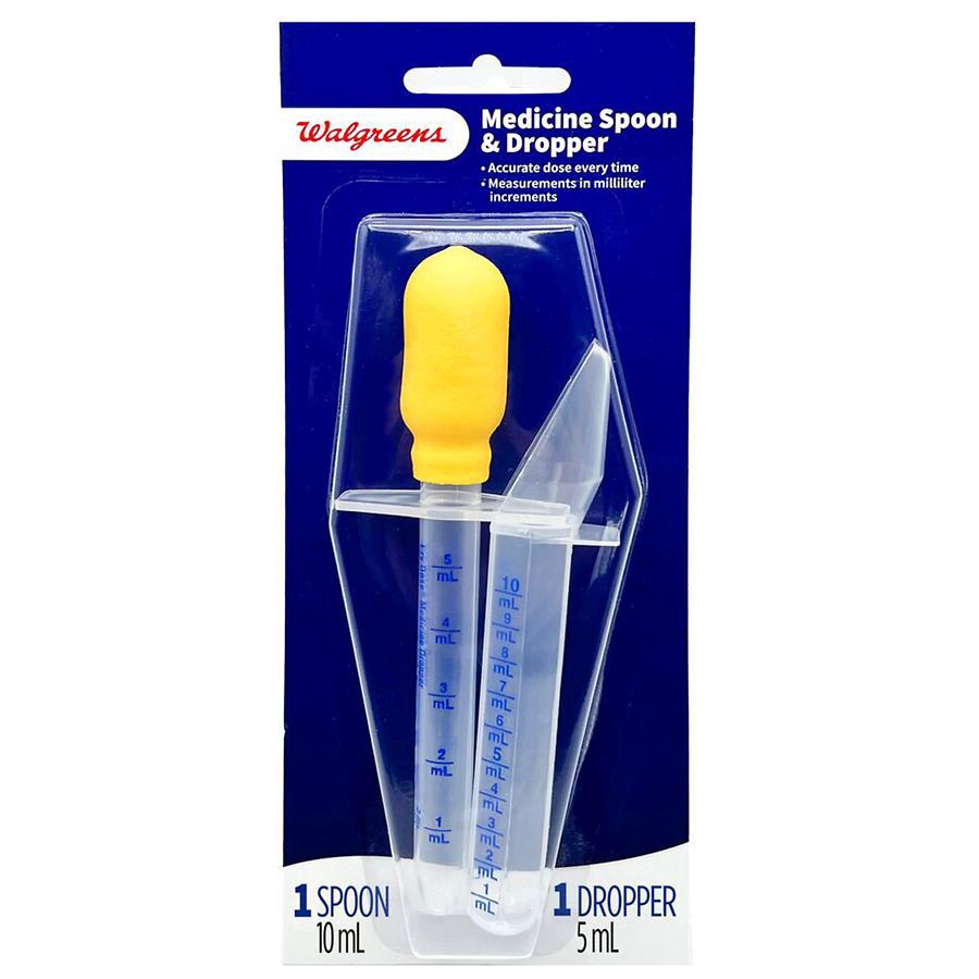 slide 1 of 2, Walgreens Medicine Spoon & Dropper, 1 ct