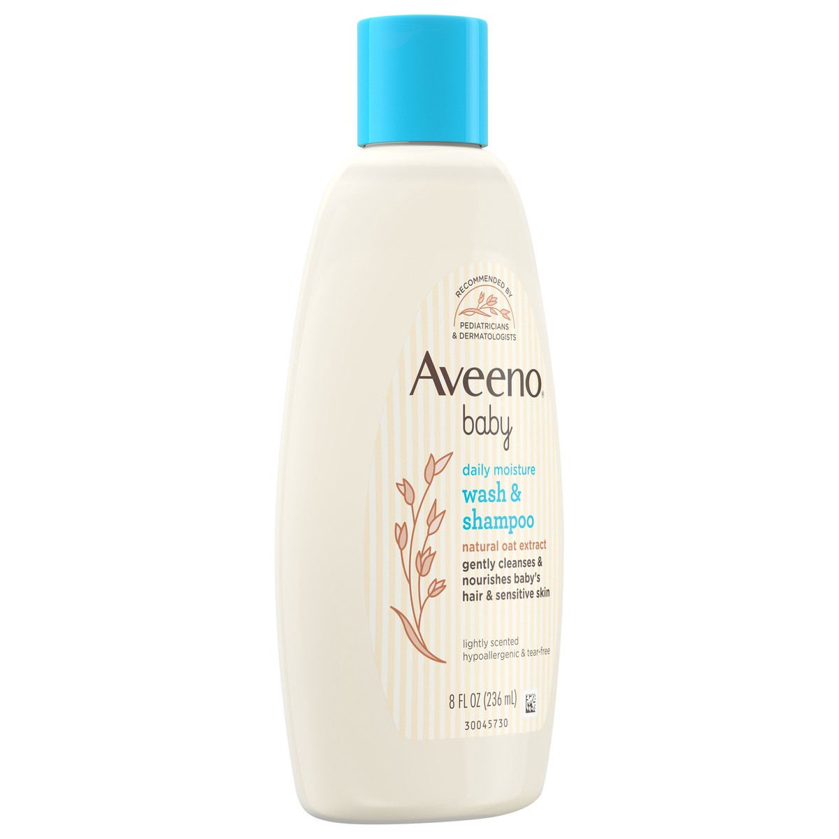 slide 4 of 7, Aveeno Lightly Scented Baby Bath Wash & Shampoo, 8 fl oz