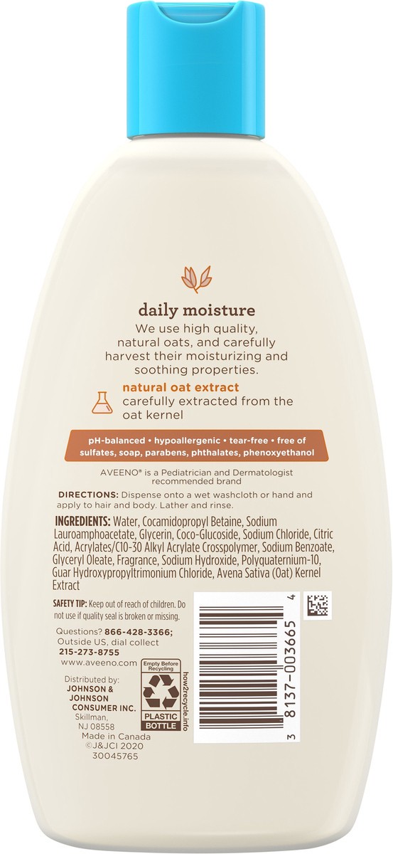 slide 7 of 7, Aveeno Lightly Scented Baby Bath Wash & Shampoo, 8 fl oz