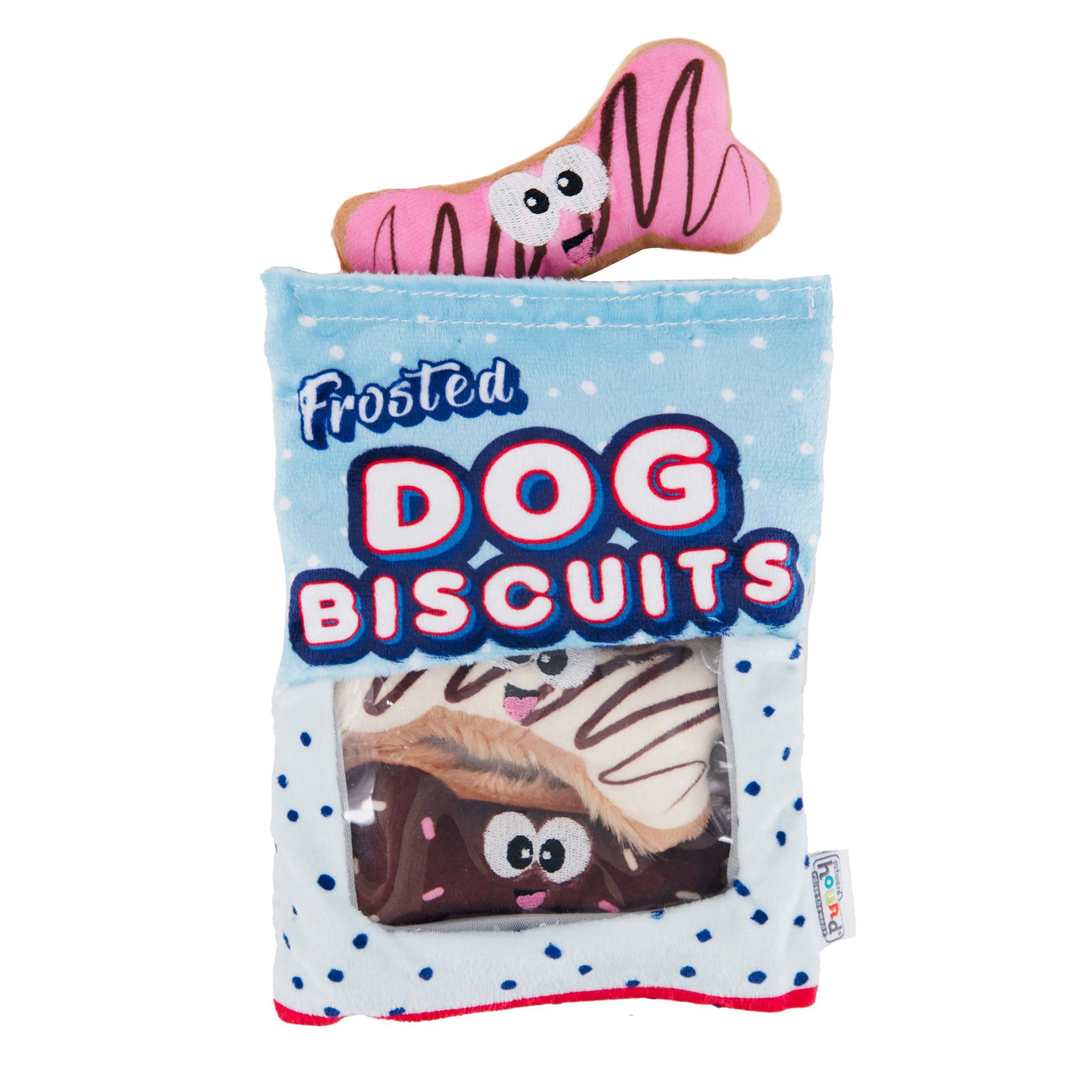 slide 1 of 1, Outward Hound Frosted Dog Biscuits Puzzle Snack Bag Dog Toy - 3 Pack, 1 ct