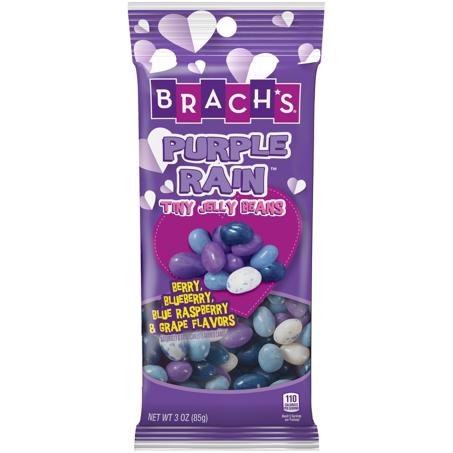 slide 1 of 1, Brach's Purple Rain Tiny Jelly Beans, 3 oz