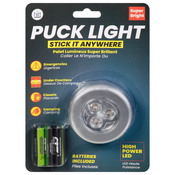 slide 1 of 1, IlluminX Puck Light, 1 ct