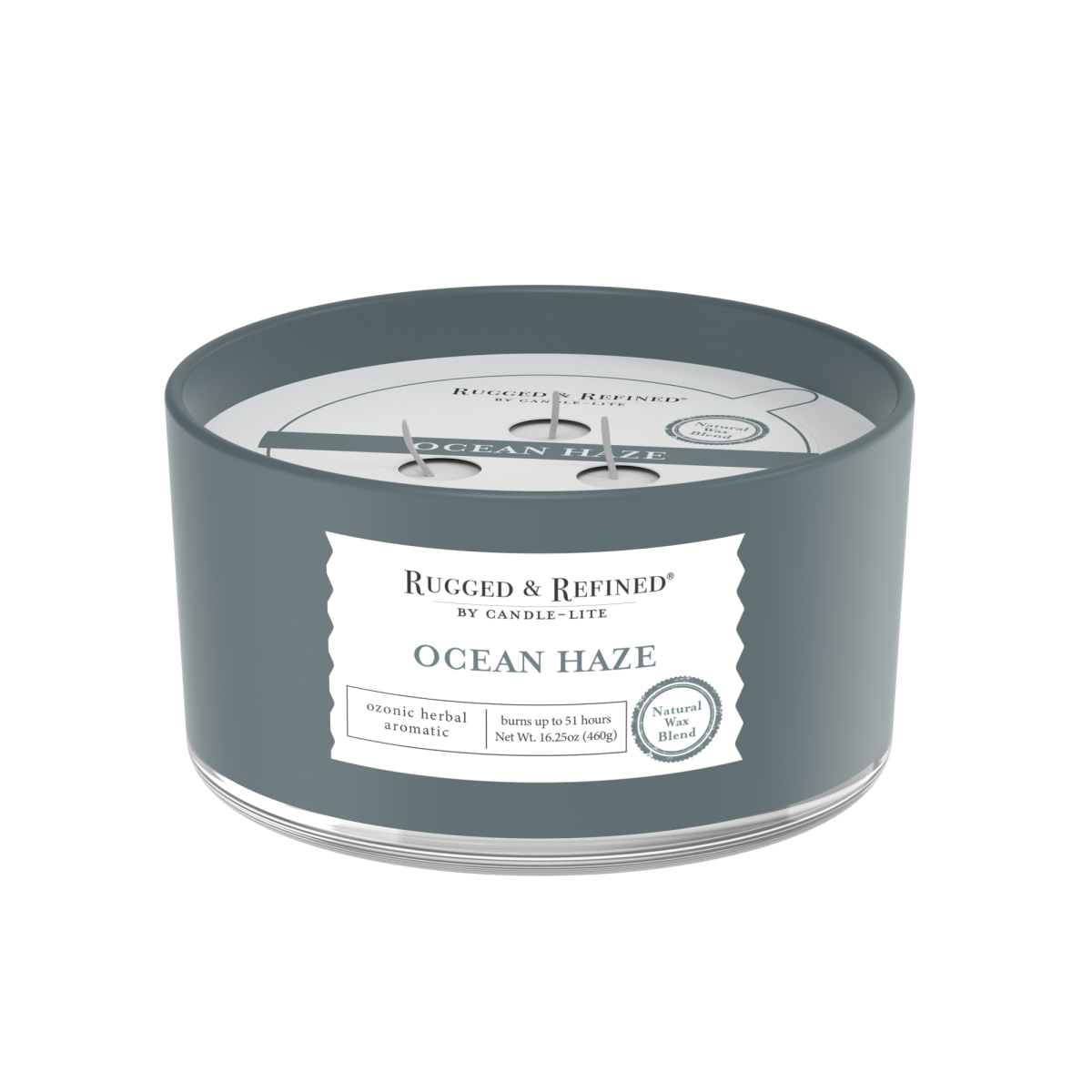 slide 1 of 5, Rugged & Refined Ocean Haze Candle 1 ea, 1 ct