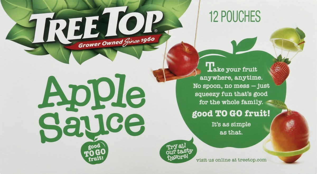 slide 7 of 9, Tree Top Apple Apple Sauce 12 - 3.2 oz Pouches, 12 ct