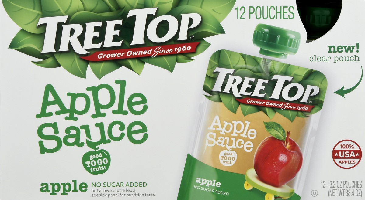 slide 6 of 9, Tree Top Apple Apple Sauce 12 - 3.2 oz Pouches, 12 ct