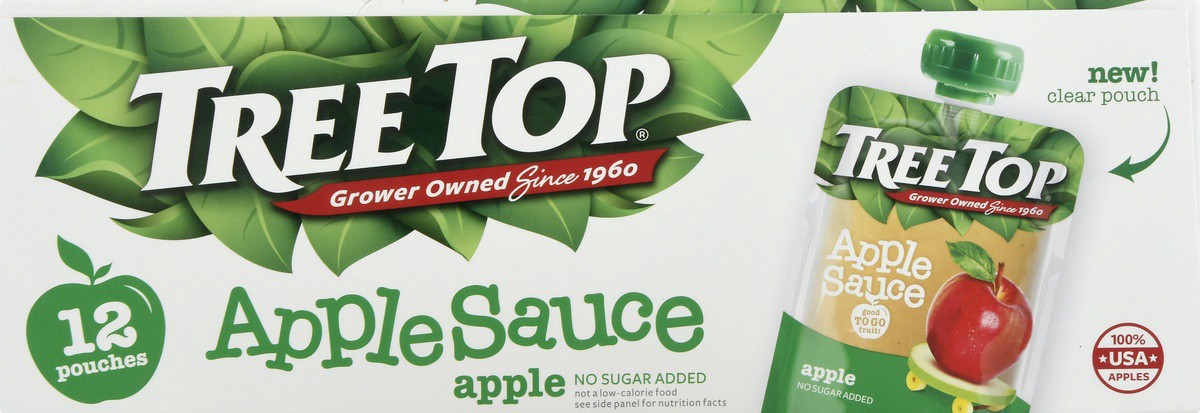 slide 9 of 9, Tree Top Apple Apple Sauce 12 - 3.2 oz Pouches, 12 ct