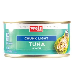 Weis Quality Chunky Light in Water Canned Tuna