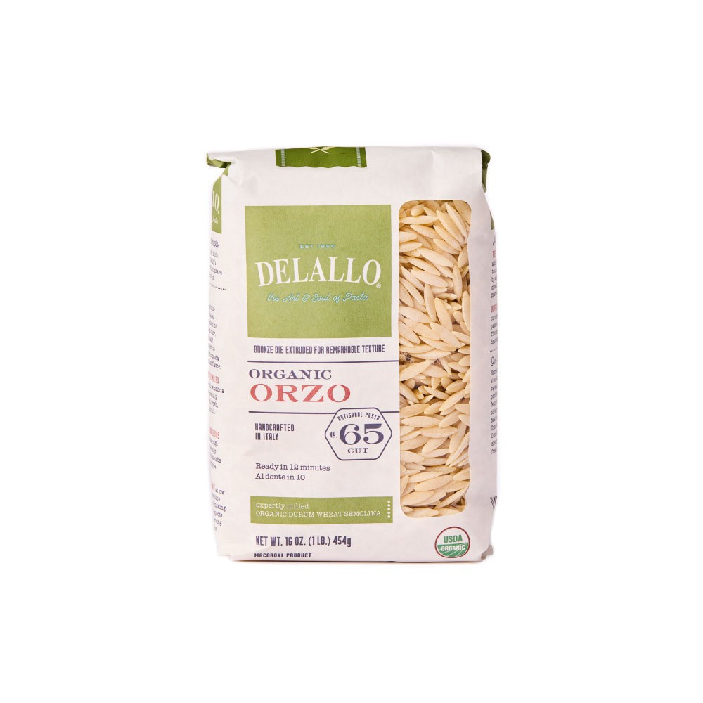 slide 1 of 1, Delallo Organic Orzo 1 Lb, 1 lb