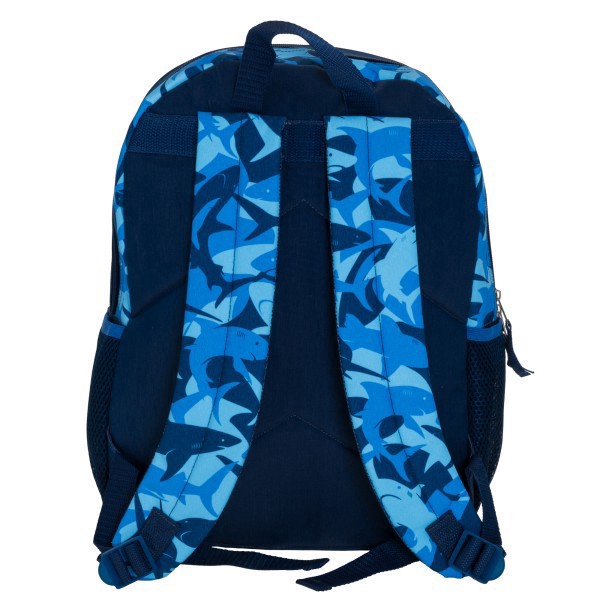 slide 2 of 4, Accessory Innovations Shark Bite 3-Piece Backpack Set, Blue, 3 pc