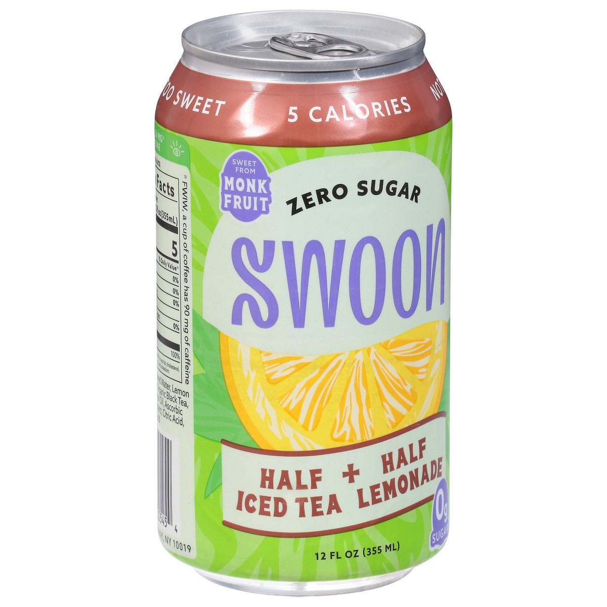 slide 4 of 9, Swoon Zero Sugar Half and Half Lemonade - 12 fl oz, 12 fl oz