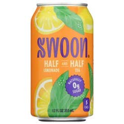 Swoon Zero Sugar Half and Half Lemonade - 12 fl oz