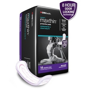 slide 1 of 1, CVS Health Women's Maxthin Protective Pads Ultimate Absorbency, 14 ct